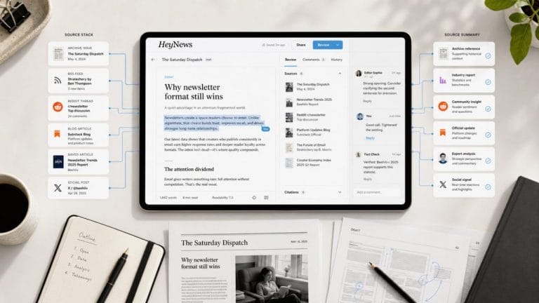 We Spent a Year Using HeyNews on Our Own Newsletters Before Letting You Try It. Here’s What We Learned.